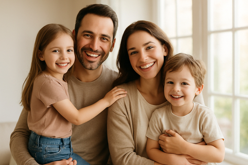 a family of 4