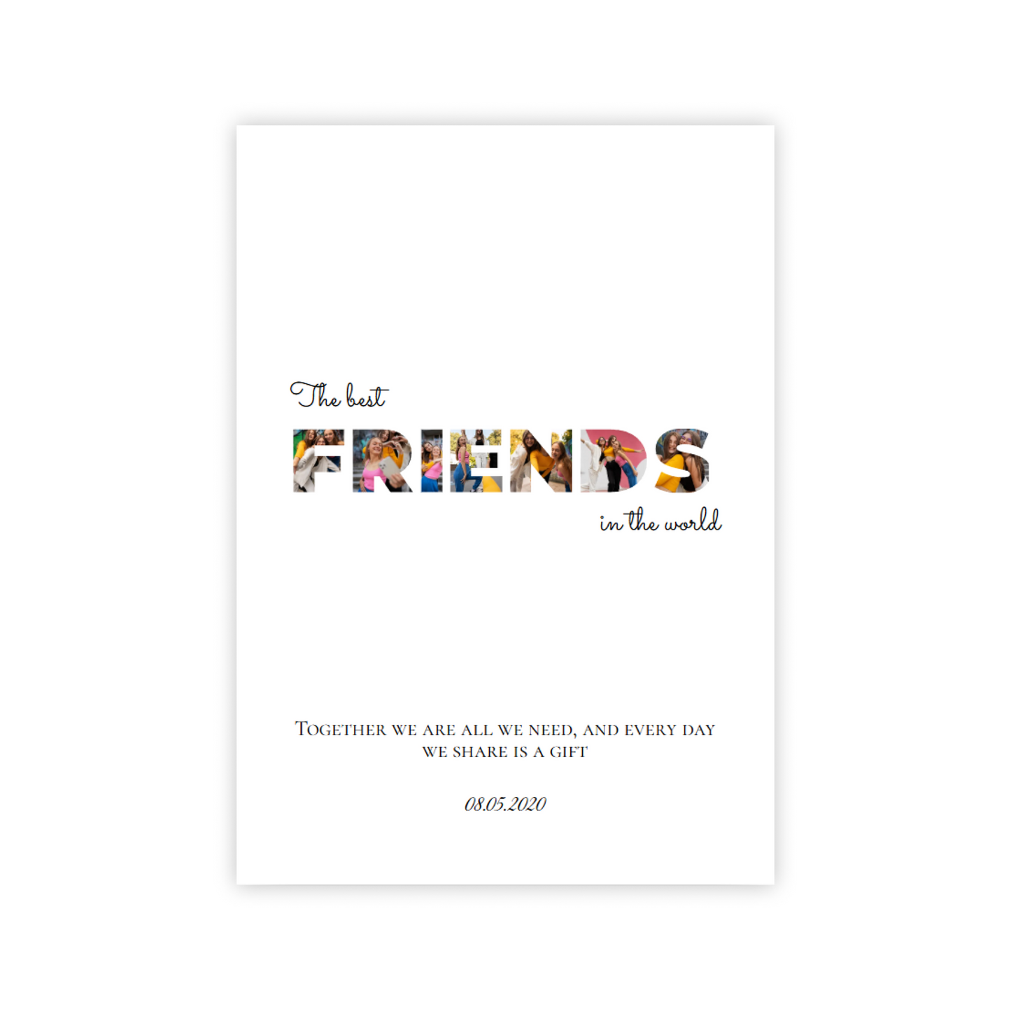 Digital poster Family/Friends
