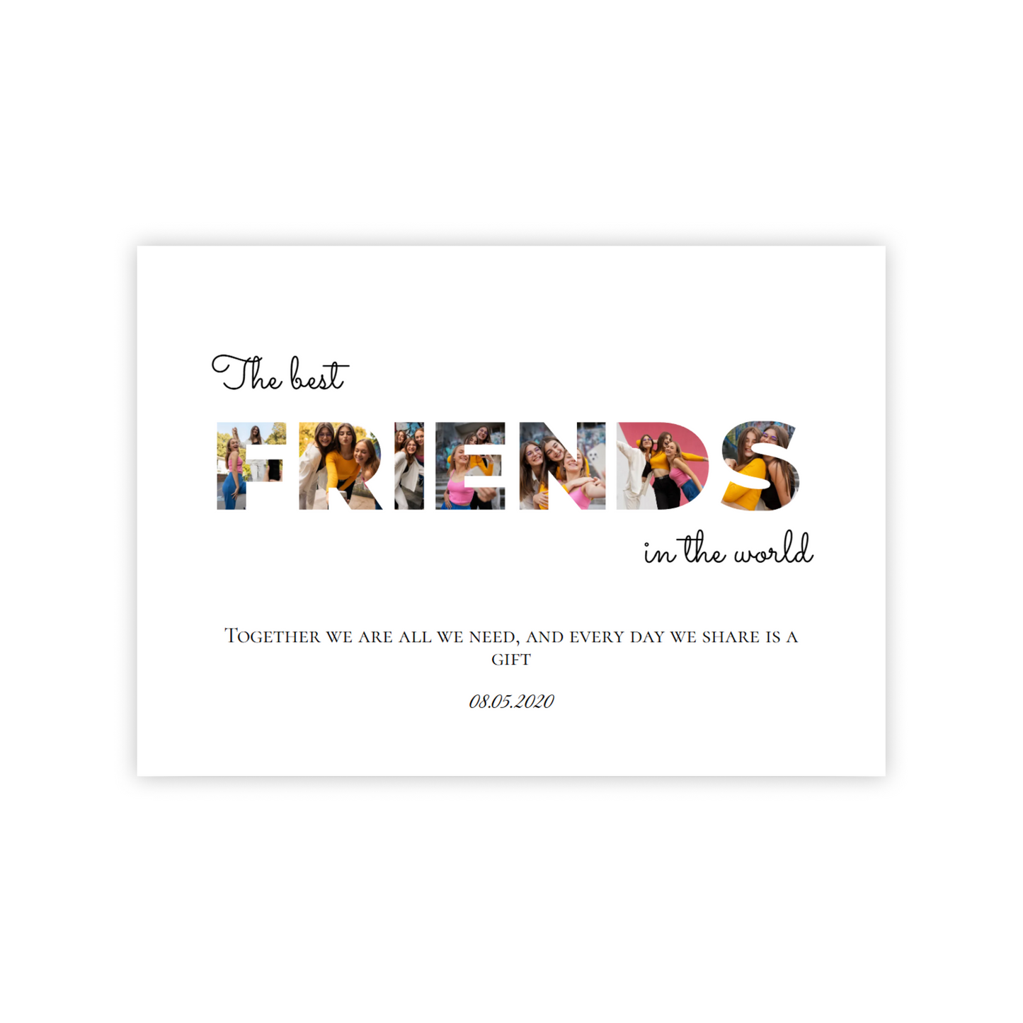 Digital poster Family/Friends