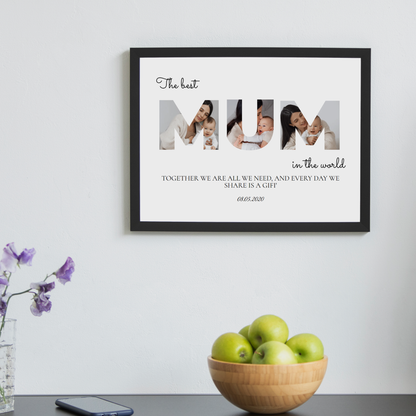 Personalized Letters Collage Mum
